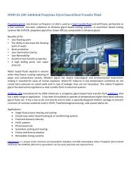 DOWCAL 200 Inhibited Propylene Glycol-based Heat Transfer Fluid - ChemEqual