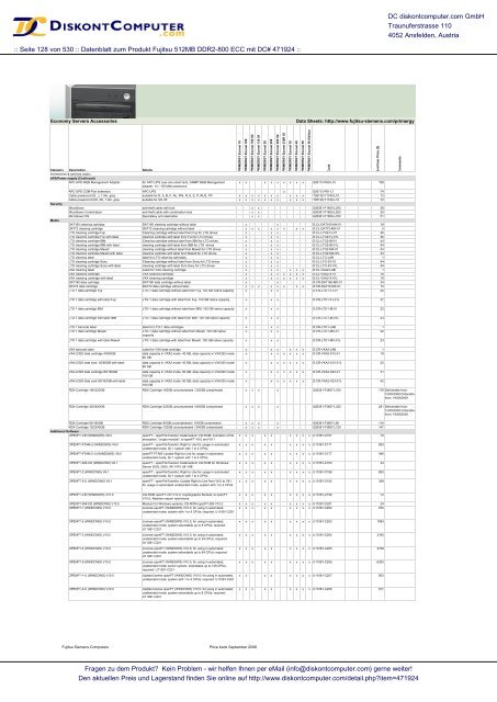 Fujitsu Siemens Computers Sep' 08 UK Price List ... - Diskontcomputer
