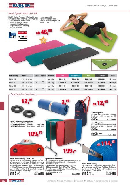 Kübler Sport Frühjahrskatalog 2017 Mobile