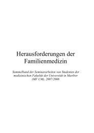 Herausforderungen der Familienmedizin - ZdruÅ¾enje zdravnikov  ...