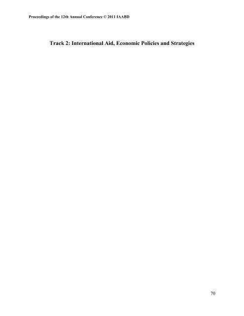 Challenges in the Era of Globalization - iaabd