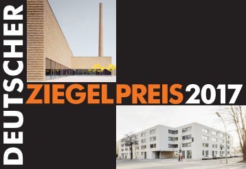 Deutscher Ziegelpreis 2017 | Dokumentation