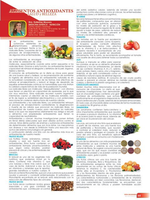 Revista Vida Saludable - 4ta Edición