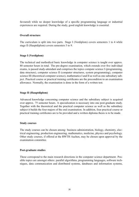 Annual Report 2007/2008 - Fachgruppe Informatik an der RWTH ...