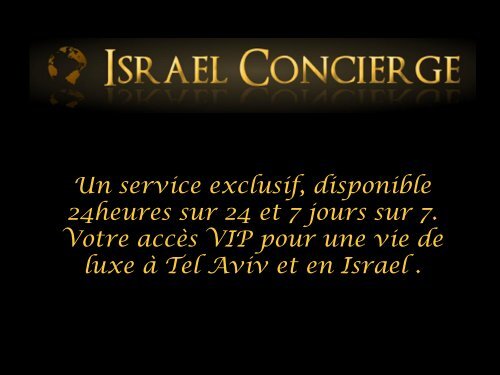 Israel Concierge Membership - FR (1)