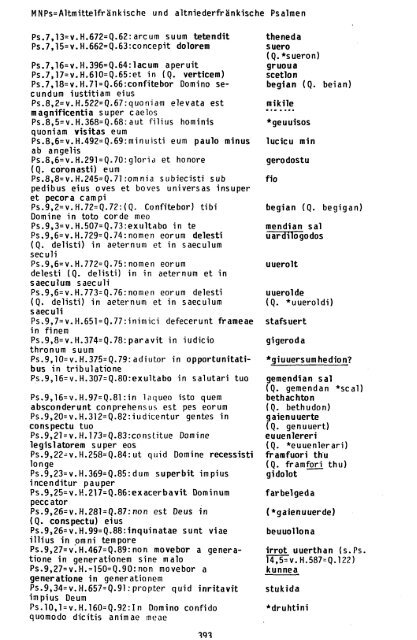 Sammlung kleinerer althochdeutscher  Sprachdenkmäler, 1986 pdf ...