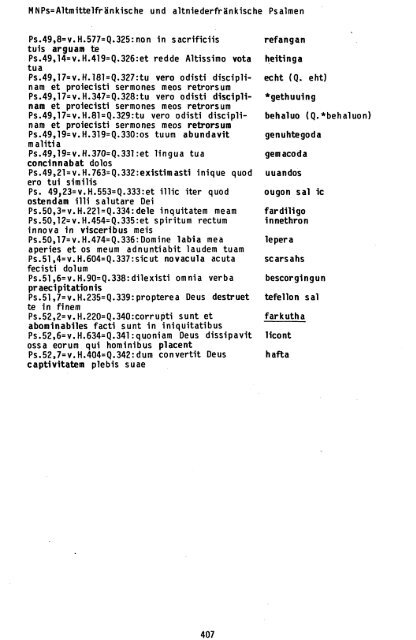 Sammlung kleinerer althochdeutscher  Sprachdenkmäler, 1986 pdf ...