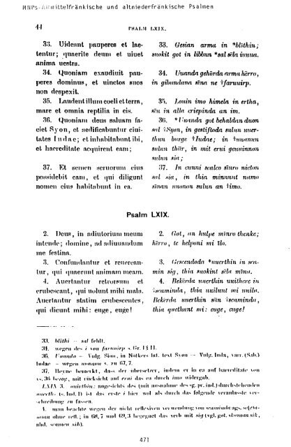 Sammlung kleinerer althochdeutscher  Sprachdenkmäler, 1986 pdf ...