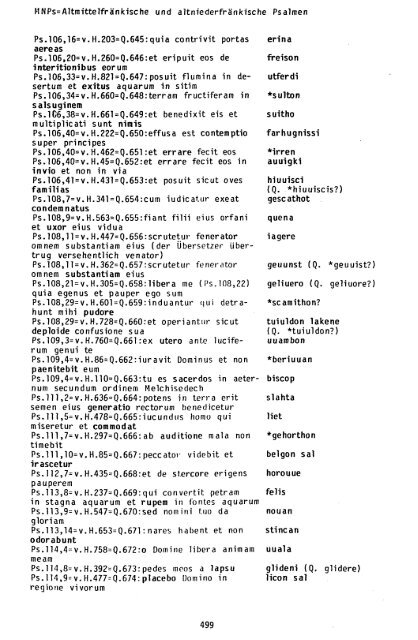 Sammlung kleinerer althochdeutscher  Sprachdenkmäler, 1986 pdf ...