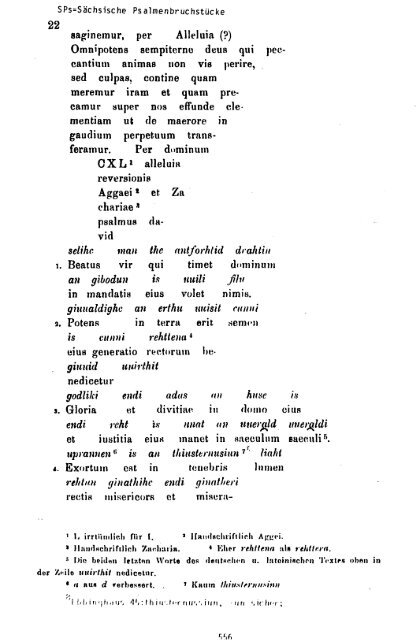 Sammlung kleinerer althochdeutscher  Sprachdenkmäler, 1986 pdf ...