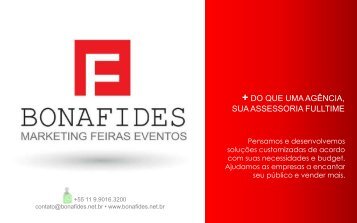 Apresentação Bonafides Marketing Feiras Eventos