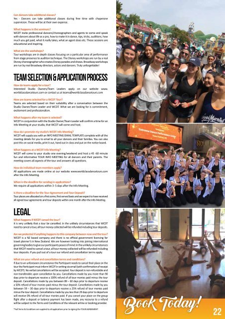 Studio Owner-Team Leader Tour Brochure 2017