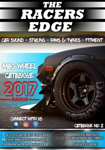 The Racers Edge Mag Wheel Catalogue 2017