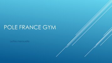 Pole France Gym mag