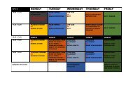 ROLLING 4 WEEK TIMETABLE WK 4--BOOKLET