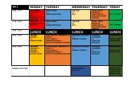 ROLLING 4 WEEK TIMETABLE WK 2 --BOOKLET