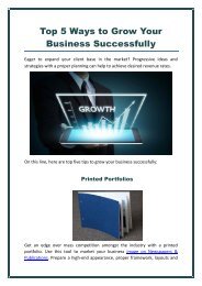 Top 5 Ways to Grow Your Business Successfully