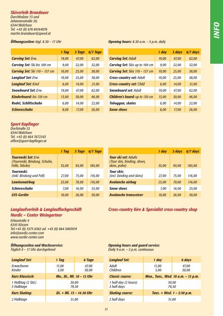 Gastgeberverzeichnis Winter 2016/17 und Sommer 2017