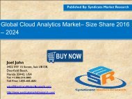 Cloud Analytics Market