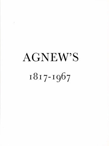 Agnew’s, 1817-1967