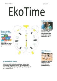 Časopis EkoTime - Spotřeba pro život 2016