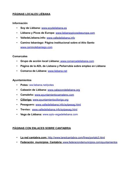 Enlaces útiles