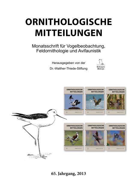 Ornithologische-Mitteilungen-Jahresregister-Band65-2013