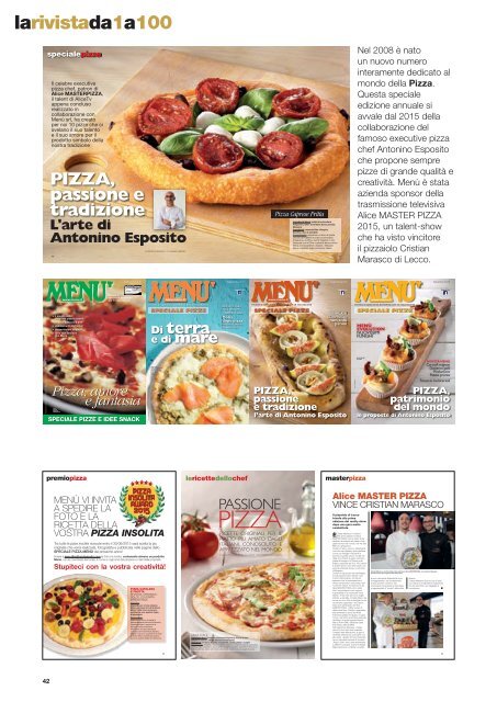 MENU n.100 - Gennaio/Marzo 2017