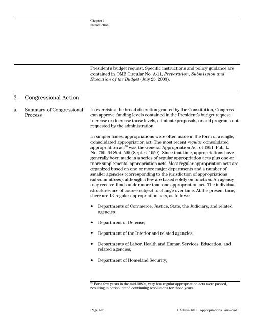 Principles of Federal Appropriations Law - US Government ...