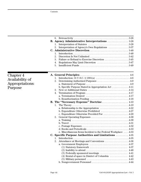 Principles of Federal Appropriations Law - US Government ...