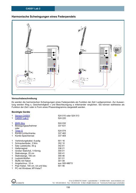 CASSY Lab 2 - Institut für Experimentelle Kernphysik