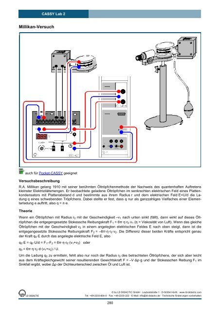 CASSY Lab 2 - Institut für Experimentelle Kernphysik