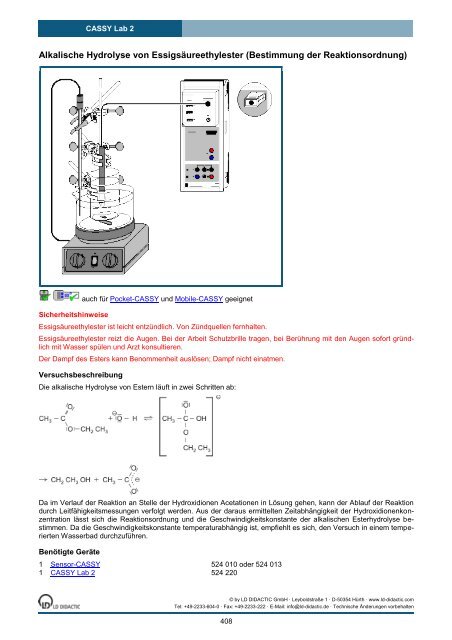 CASSY Lab 2 - Institut für Experimentelle Kernphysik