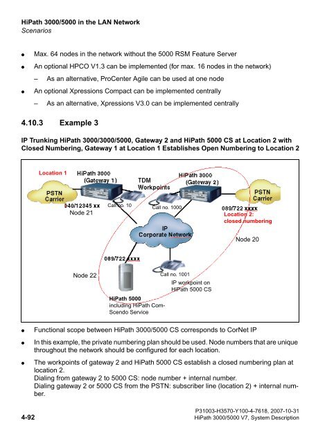 Administration HiPath 3000/5000 V7 IP systems