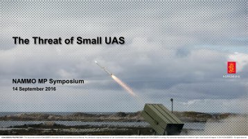 The Threat of Small UAS