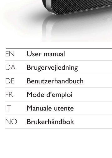 Philips Radio portable - Mode dâemploi - AEN