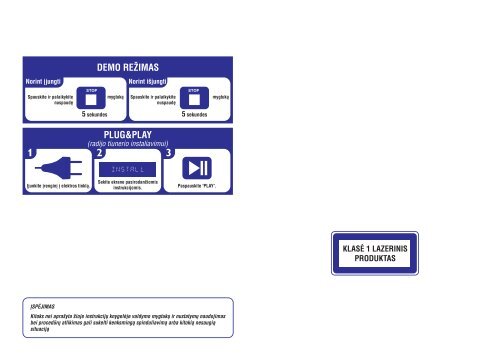 Philips Minicha&icirc;ne hi-fi MP3 - Mode d&rsquo;emploi - LIT