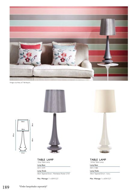 Washington Lighting - Table and Floor Lamps