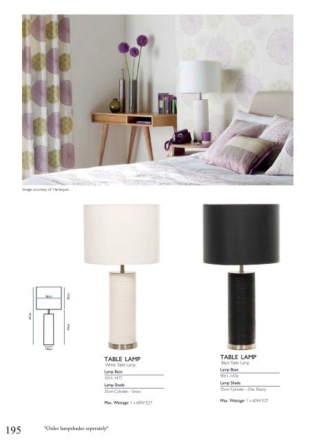 Washington Lighting - Table and Floor Lamps