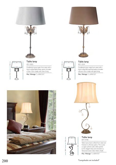 Washington Lighting - Table and Floor Lamps