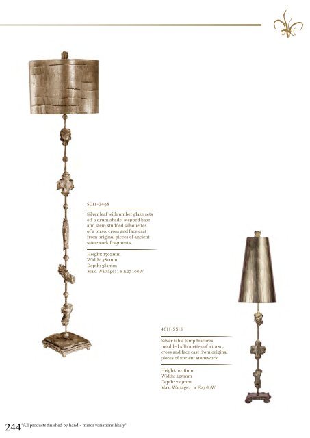 Washington Lighting - Table and Floor Lamps