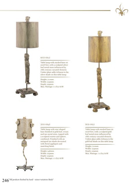 Washington Lighting - Table and Floor Lamps