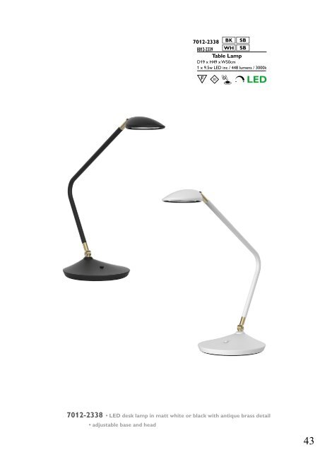 Washington Lighting - Table and Floor Lamps