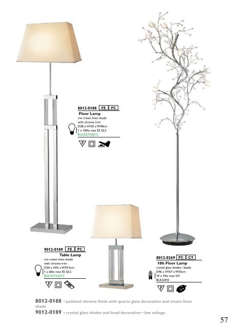 Washington Lighting - Table and Floor Lamps