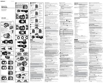 Sony MPK-WEB - MPK-WEB Istruzioni per l'uso