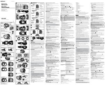 Sony MPK-WEB - MPK-WEB Istruzioni per l'uso Inglese