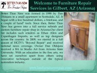 Furniture Restoration Gilbert