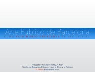 ARTE PUBLICO DE BARCELONA COMO PATRIMONIO EMERGENTE EN ERA DIGITAL