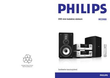 Philips MicrochaÃ®ne DVD - Mode dâemploi - EST