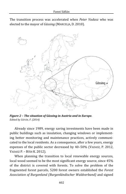 Fanni Sáfián: The Synergies of Community Ownership, Renewable Energy Production and Locality – The Cases of Güssing and Samsø